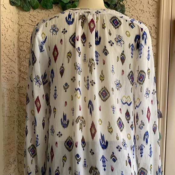 Lucky Brand Patterned Blouse - Picture 4 of 7
